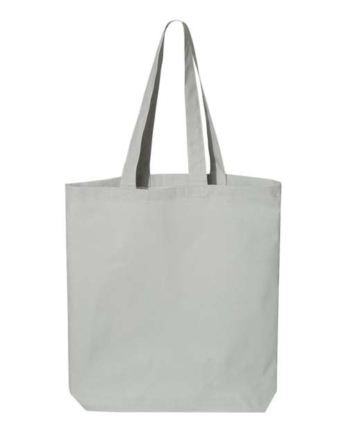 Q-Tees QTBG-12L Economical Tote in Grey