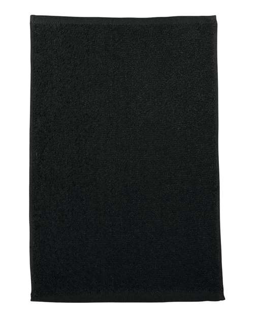 Q-Tees T18-Budget Rally Towel in Black