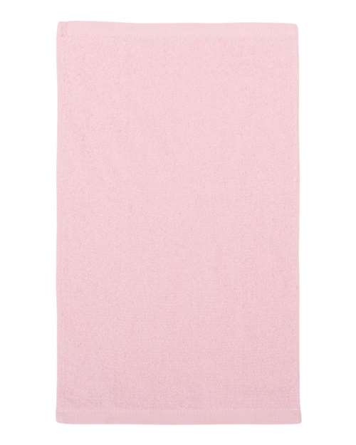 Q-Tees T18-Budget Rally Towel in Light Pink