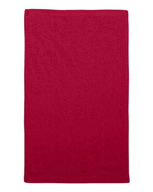 Q-Tees T18-Budget Rally Towel in Red