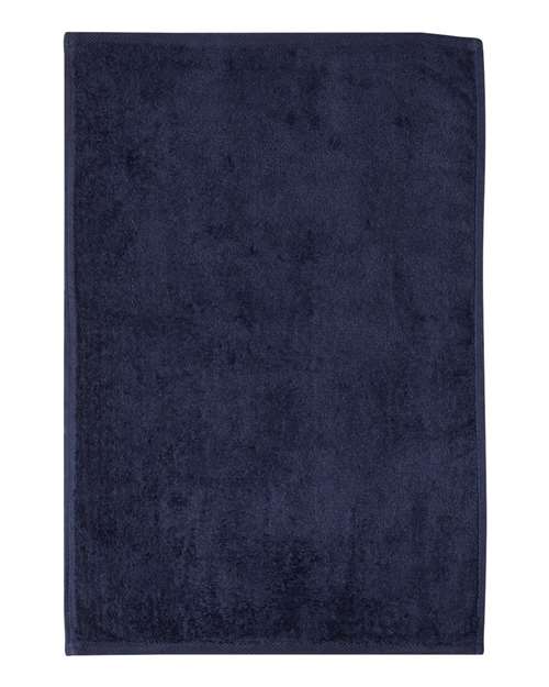Q-Tees T200-Hemmed Hand Towel in Navy