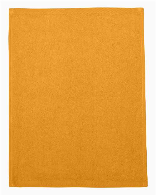 Q-Tees T600-Hemmed Fingertip Towel in Gold