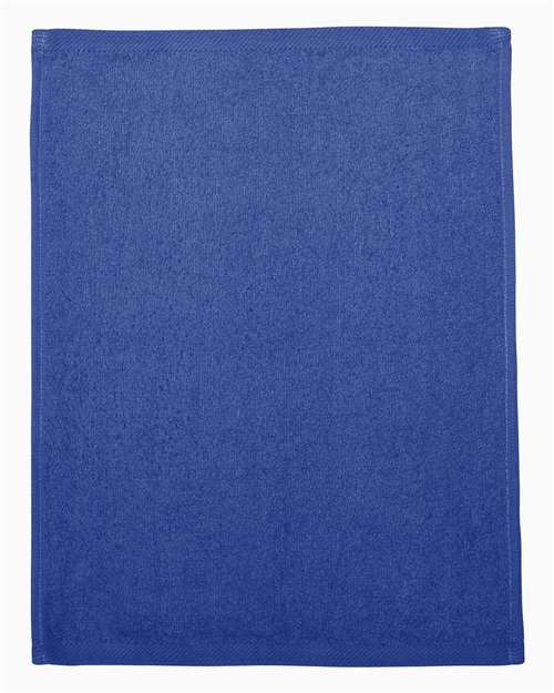 Q-Tees T600-Hemmed Fingertip Towel in Royal