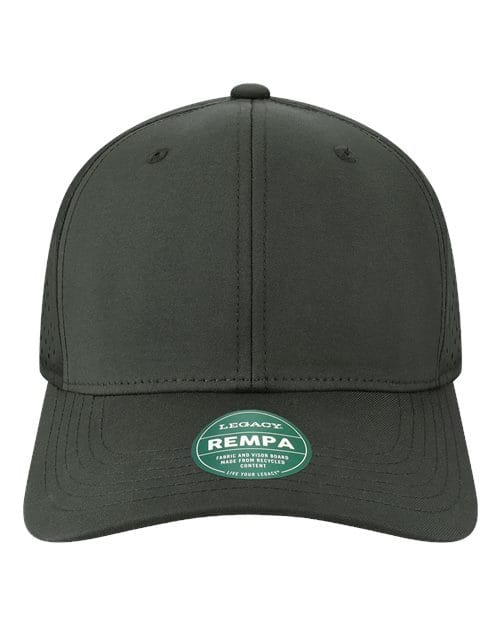 REMPA-Reclaim Mid-Pro Adjustable Cap in Black