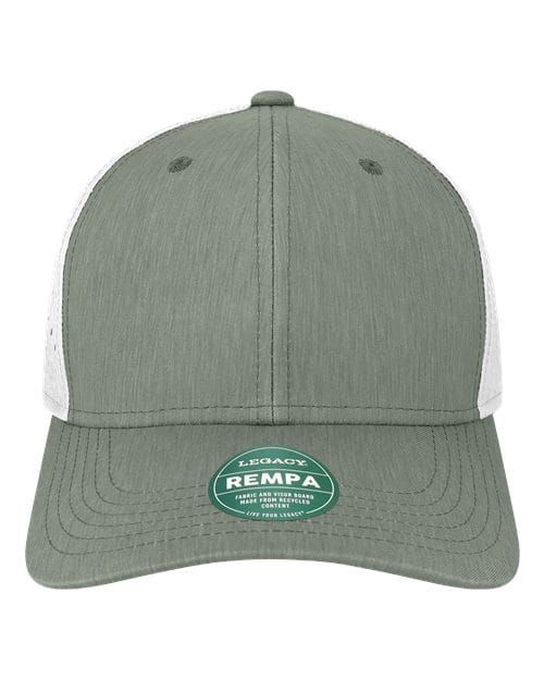REMPA-Reclaim Mid-Pro Adjustable Cap in Eco Dark Grey/ White