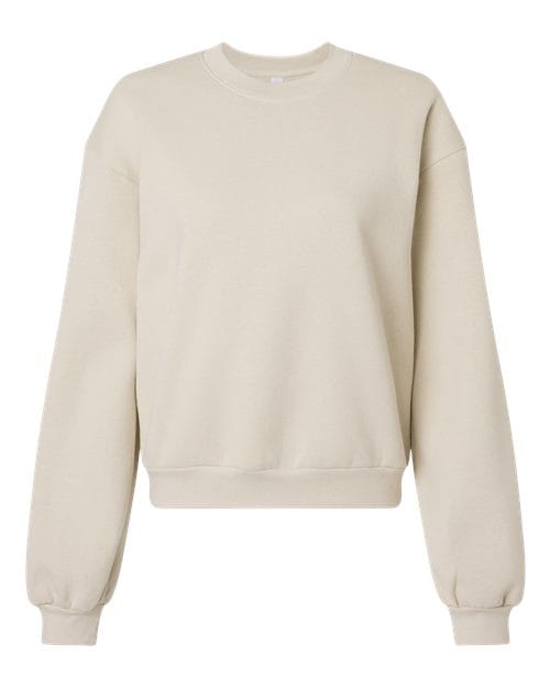 RF494 Women's ReFlex Fleece Crewneck Sweatshirt in Bone