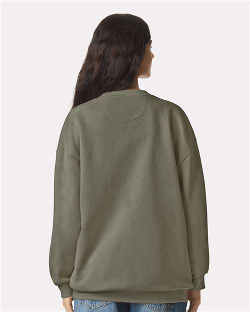 RF496 Unisex ReFlex Fleece Crewneck Sweatshirt in 