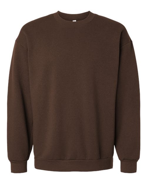 RF496 Unisex ReFlex Fleece Crewneck Sweatshirt in Brown