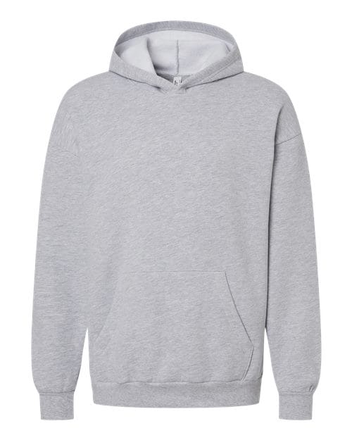 RF498 Unisex ReFlex Fleece Hoodie Sweatshirt in Heather Grey