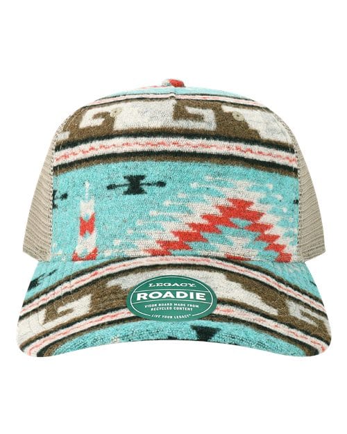 ROADIE-Five-Panel Adjustable Cap in Aztec