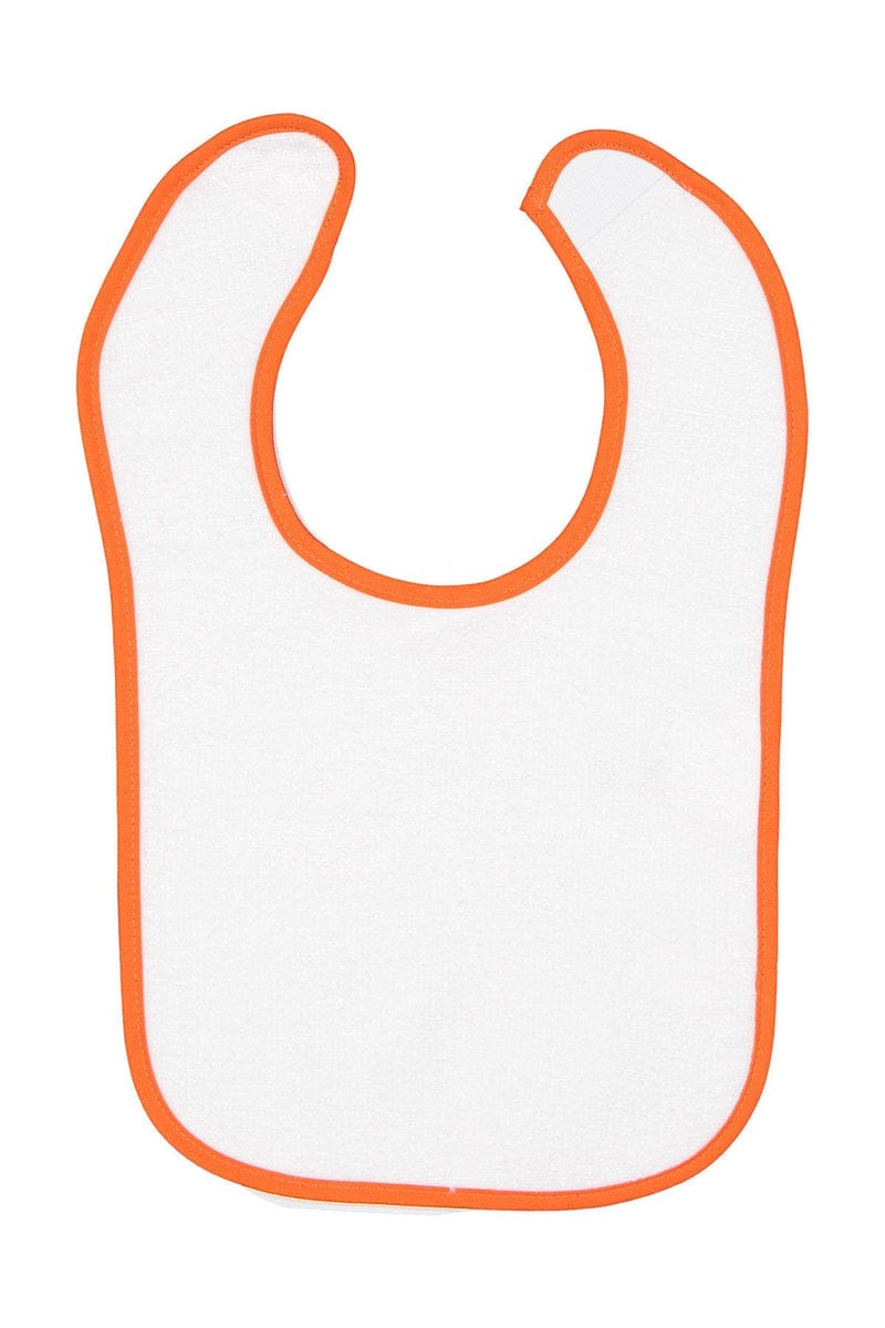 Rabbit Skins 1003: Infant Contrast Trim Terry Bib