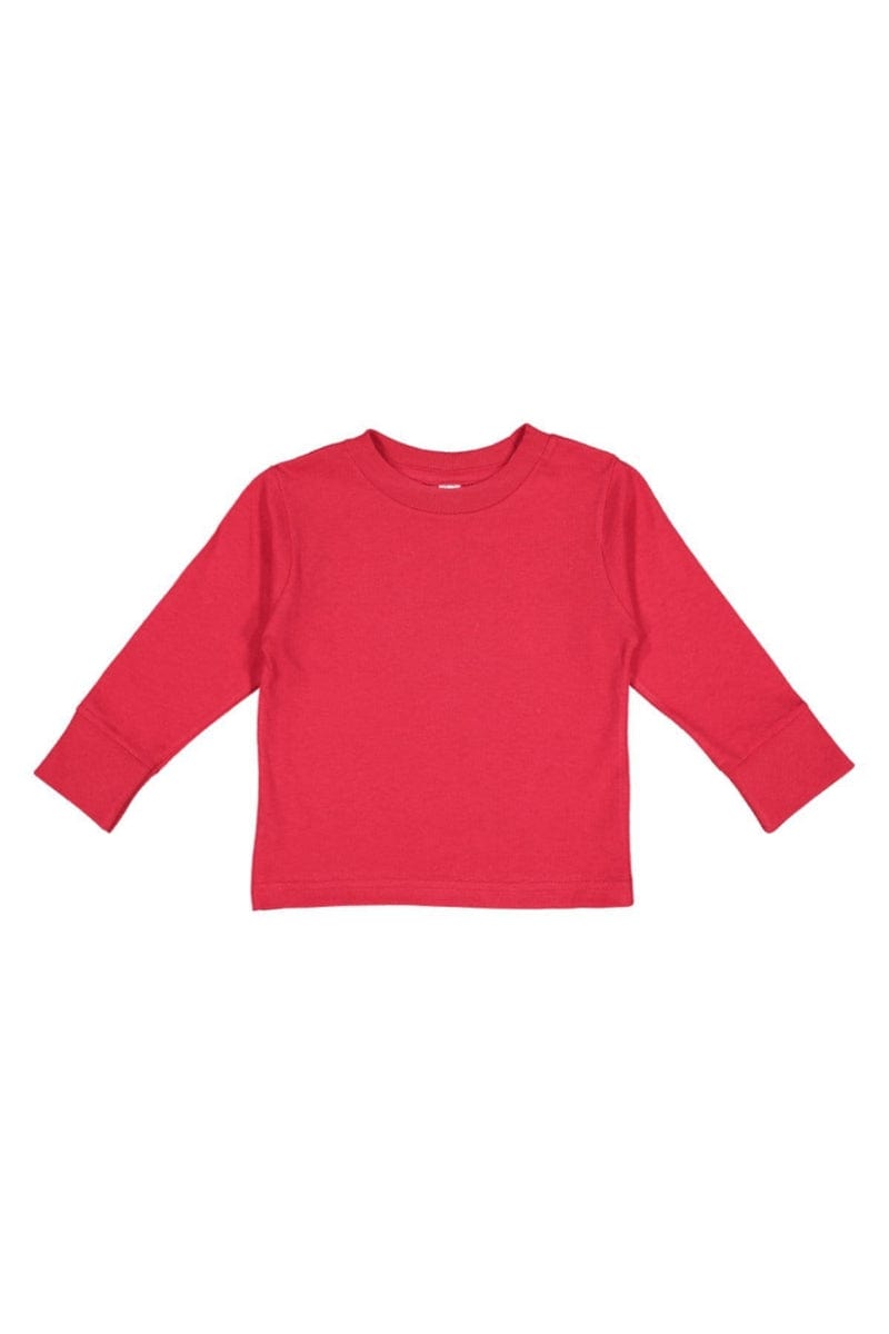 Rabbit Skins 3311 Toddler Long-Sleeve Cotton Jersey T-Shirt in 