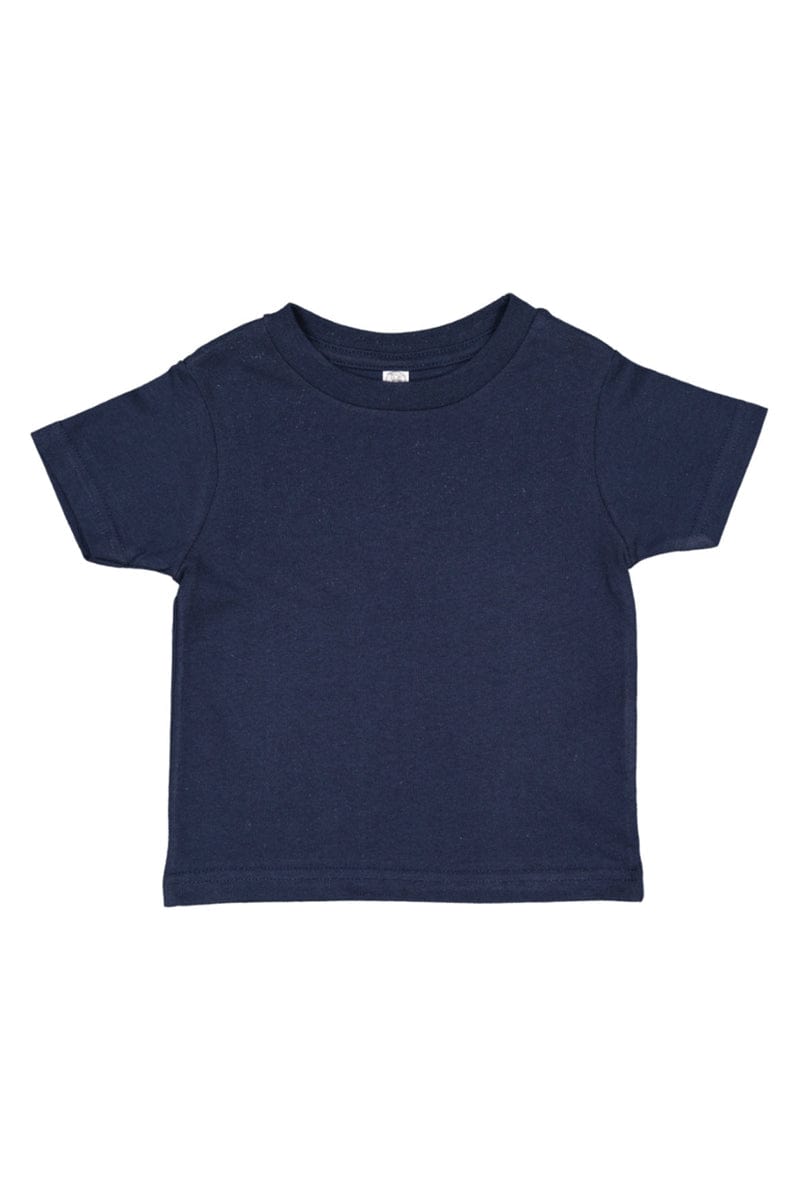 Rabbit Skins 3321 Toddler Fine Jersey T-Shirt in Navy