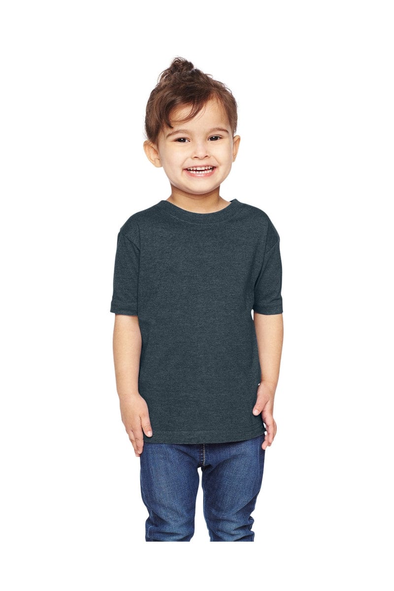 Rabbit Skins 3321 Toddler Fine Jersey T-Shirt in Vintage Navy