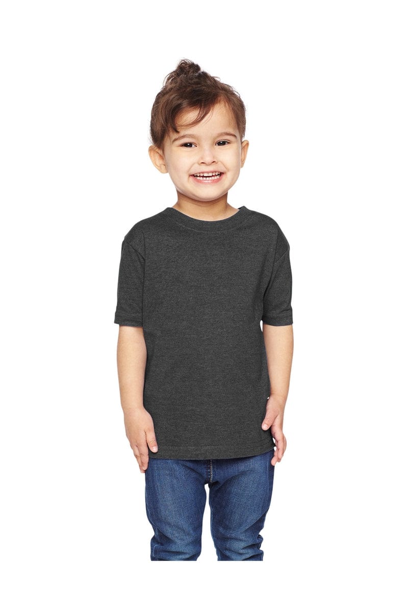 Rabbit Skins 3321 Toddler Fine Jersey T-Shirt in Vintage Smoke