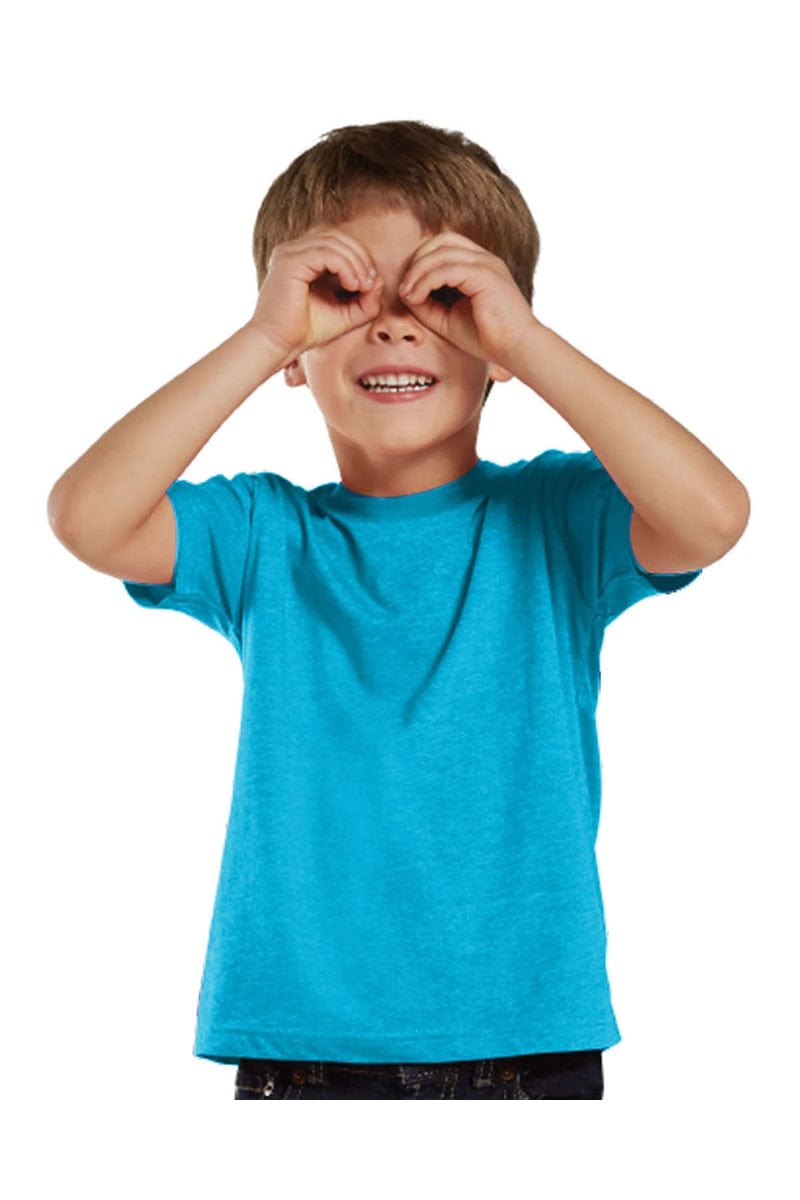 Rabbit Skins 3321 Toddler Fine Jersey T-Shirt in Vintage Turq