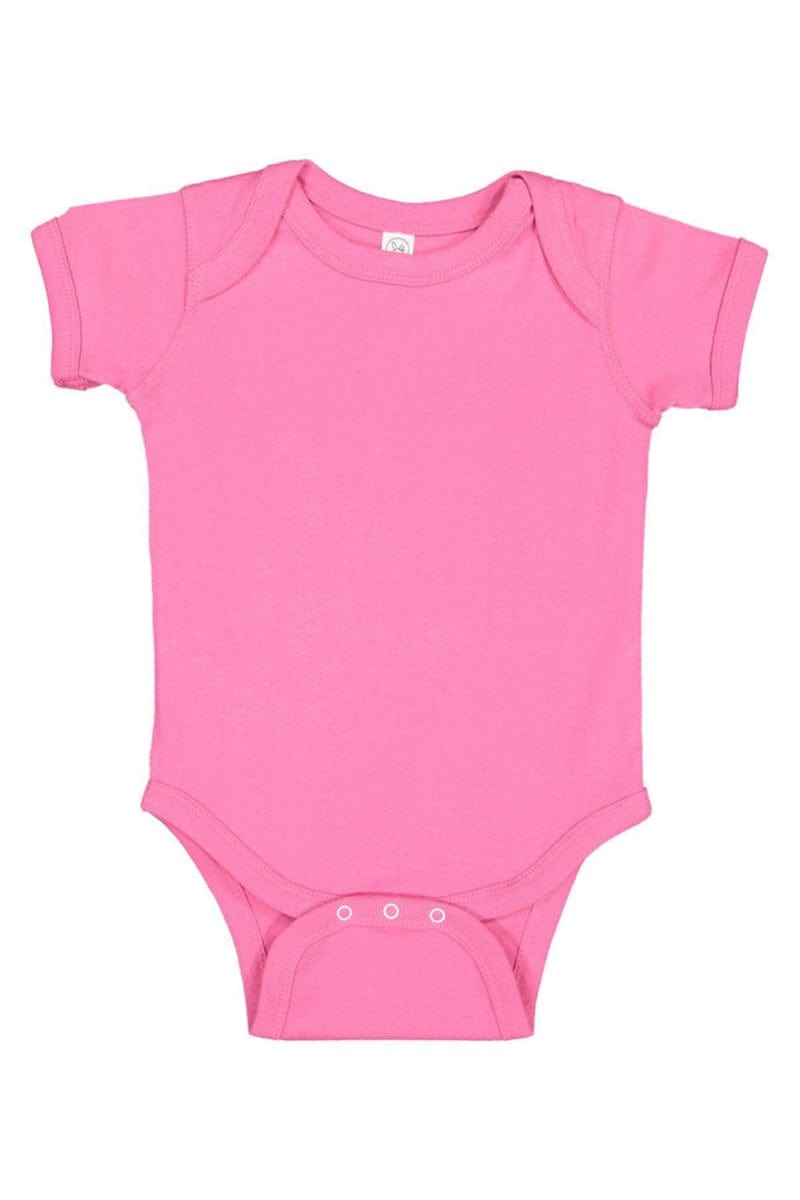 Rabbit Skins 4400 Infant Baby Rib Bodysuit, Basic Colors in 