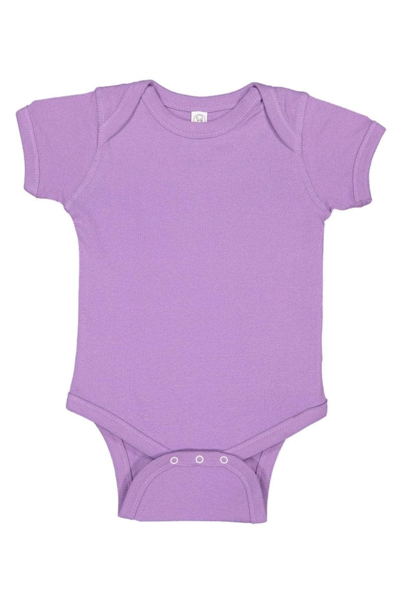 Rabbit Skins 4400 Infant Baby Rib Bodysuit, Basic Colors in 