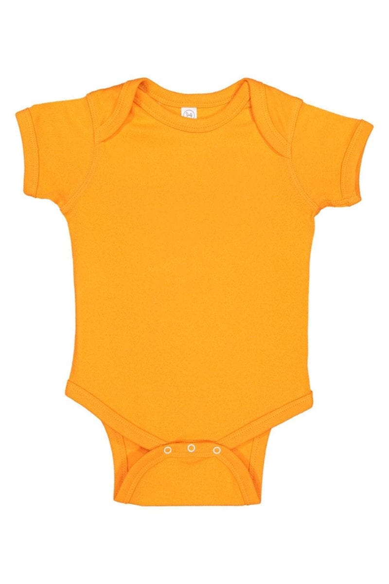 Rabbit Skins 4400 Infant Baby Rib Bodysuit, Basic Colors in 