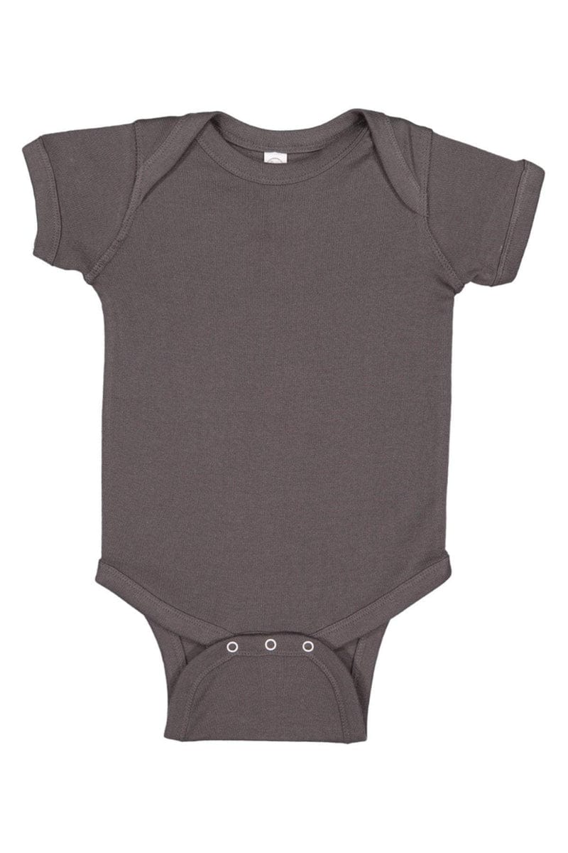 Rabbit Skins 4400 Infant Baby Rib Bodysuit, Basic Colors in 