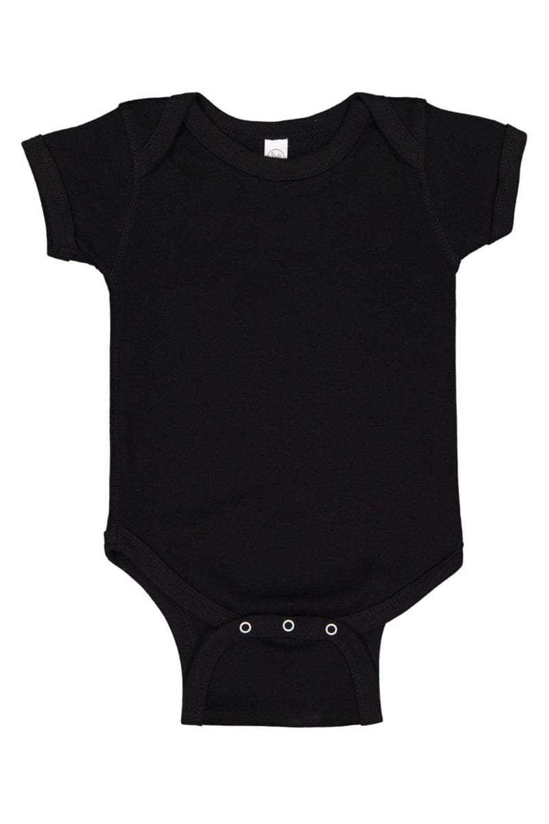 Rabbit Skins 4400 Infant Baby Rib Bodysuit, Basic Colors in 