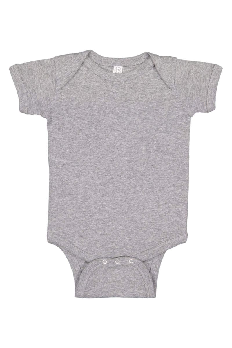Rabbit Skins 4400 Infant Baby Rib Bodysuit, Basic Colors in 