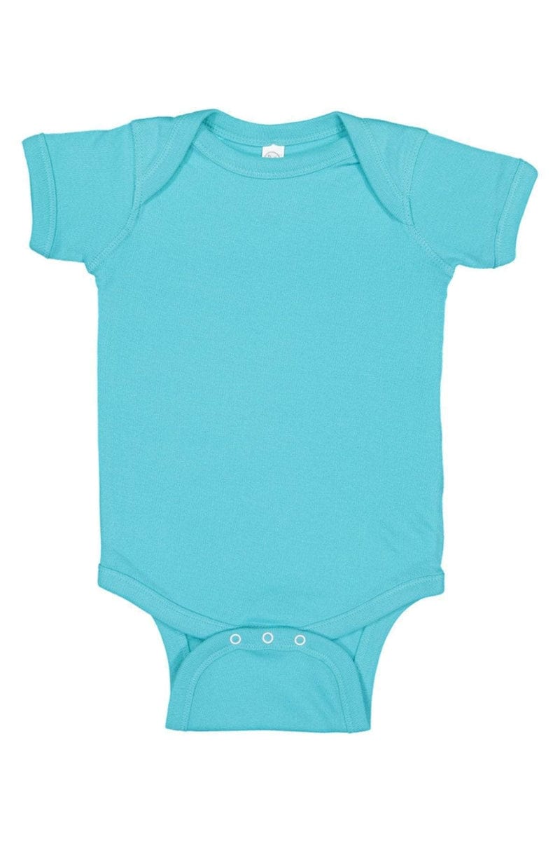 Rabbit Skins 4400 Infant Baby Rib Bodysuit, Extended Colors in 