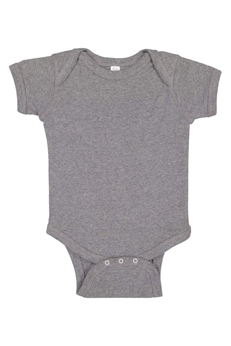 Rabbit Skins 4400 Infant Baby Rib Bodysuit, Extended Colors in 