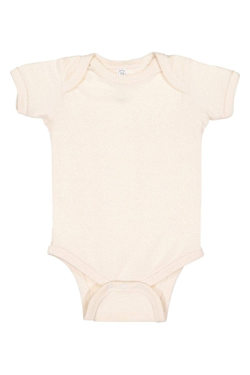 Rabbit Skins 4400 Infant Baby Rib Bodysuit, Extended Colors in 