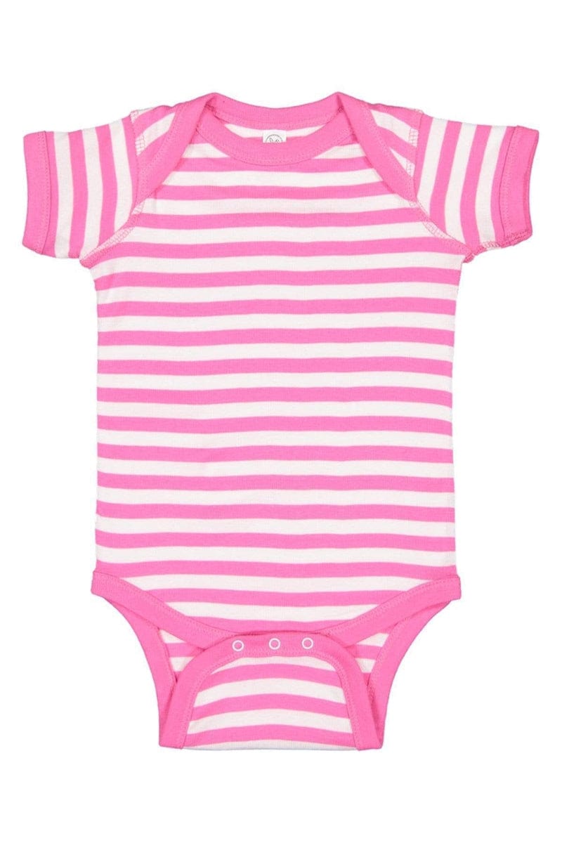 Rabbit Skins 4400 Infant Baby Rib Bodysuit, Extended Colors in 