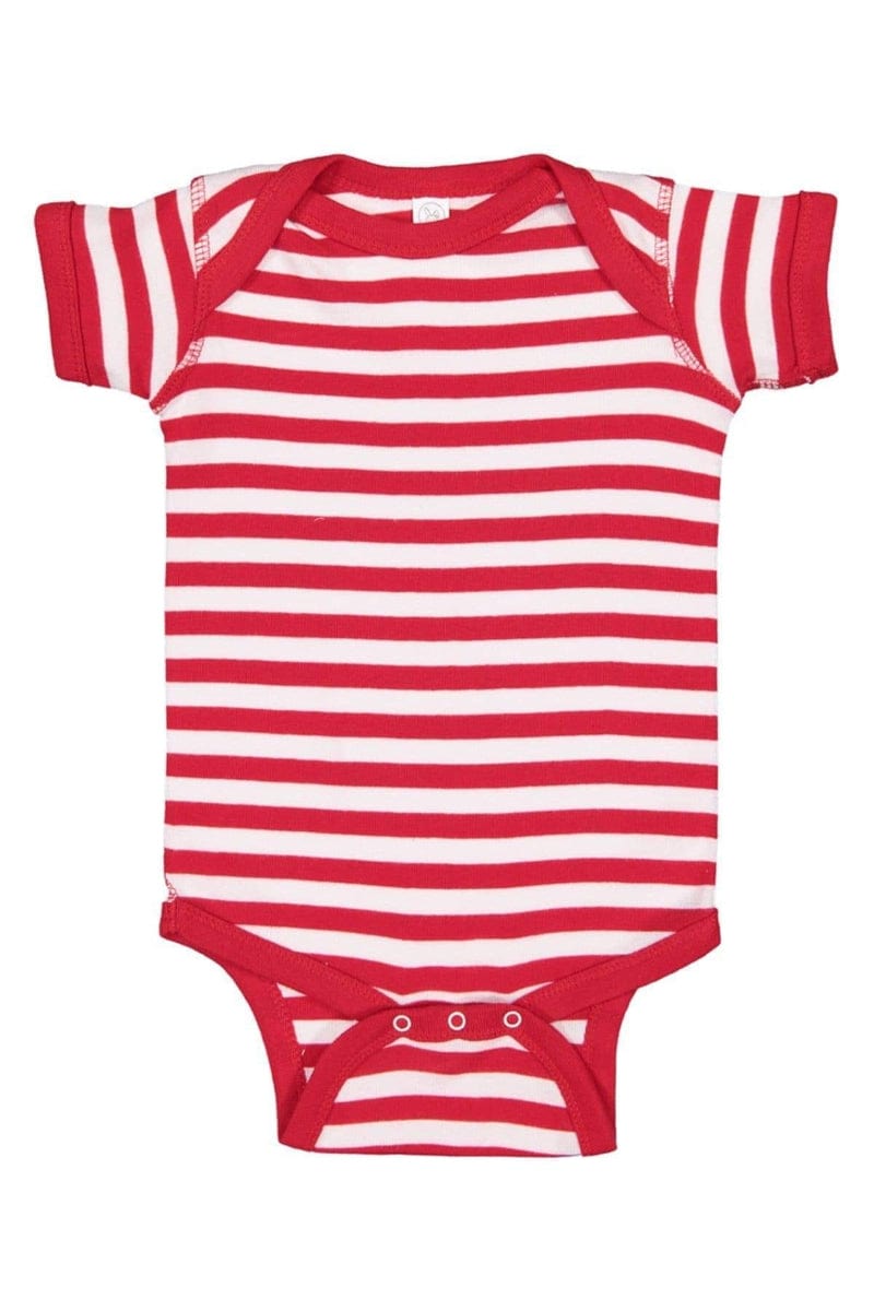Rabbit Skins 4400 Infant Baby Rib Bodysuit, Extended Colors in 