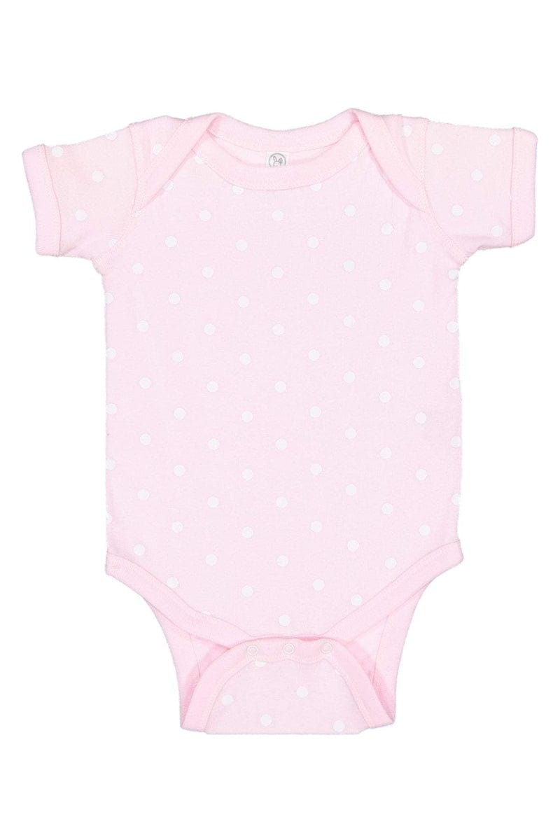 Rabbit Skins 4400 Infant Baby Rib Bodysuit, Traditional Colors in 