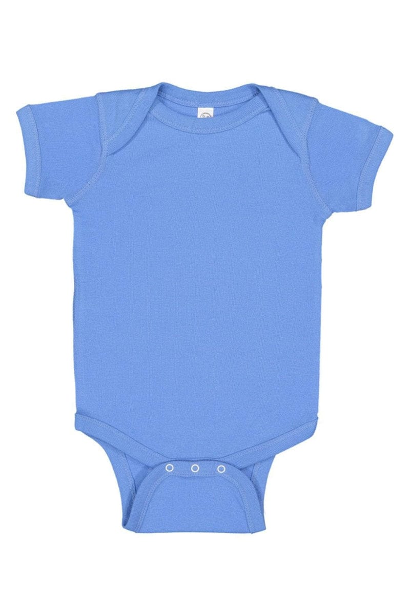 Rabbit Skins 4400 Infant Baby Rib Bodysuit, Traditional Colors in 