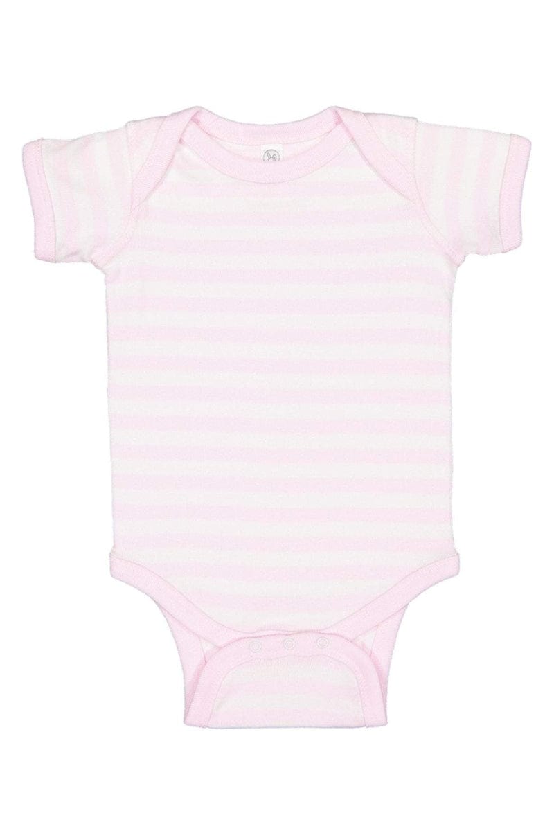 Rabbit Skins 4400 Infant Baby Rib Bodysuit, Traditional Colors in 