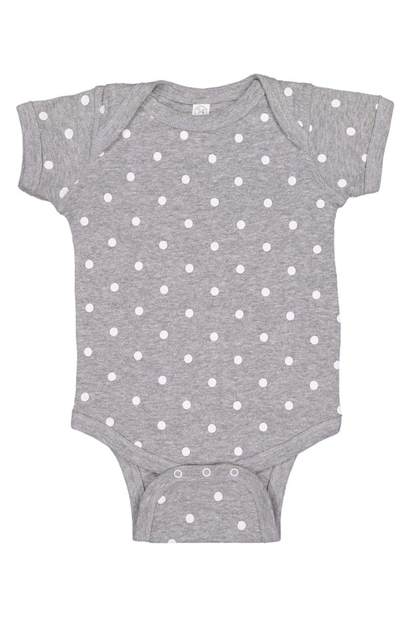 Rabbit Skins 4400 Infant Baby Rib Bodysuit, Traditional Colors in 