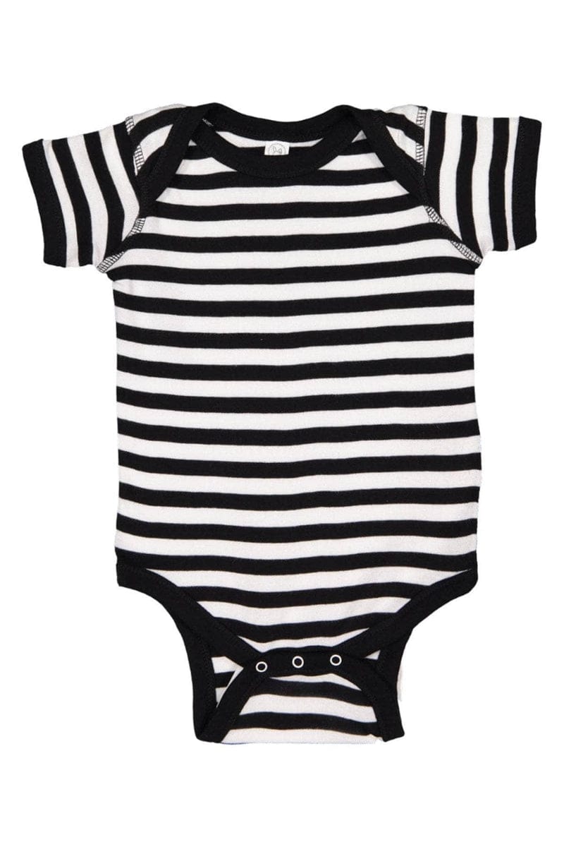Rabbit Skins 4400 Infant Baby Rib Bodysuit, Traditional Colors in 