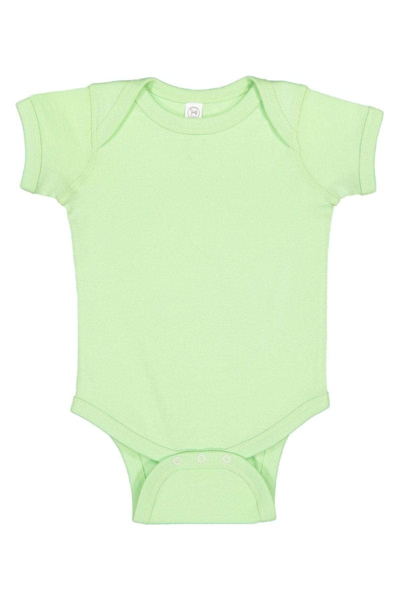 Rabbit Skins 4400 Infant Baby Rib Bodysuit in 