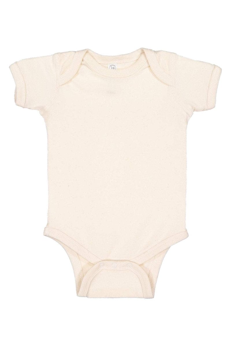 Rabbit Skins 4400 Infant Baby Rib Bodysuit in 