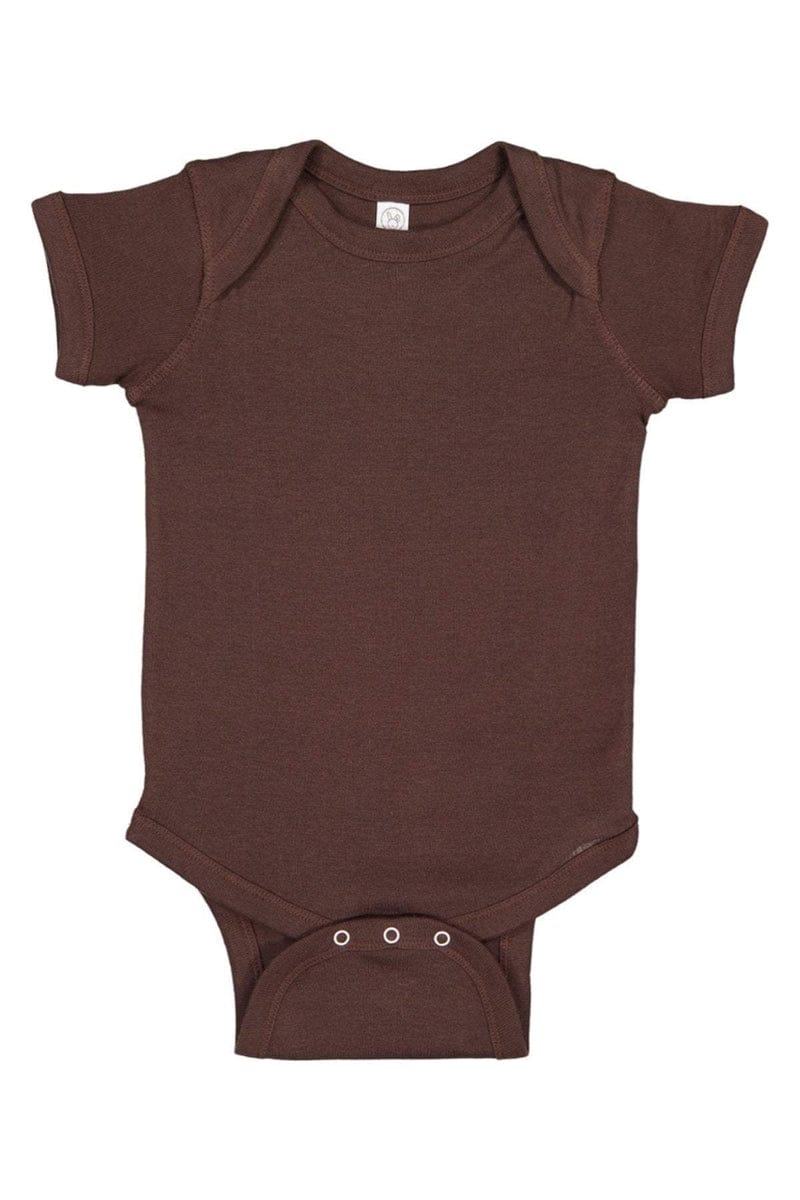 Rabbit Skins 4400 Infant Baby Rib Bodysuit in 