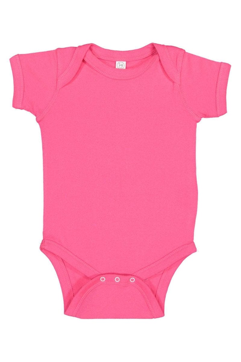 Rabbit Skins 4400 Infant Baby Rib Bodysuit in 