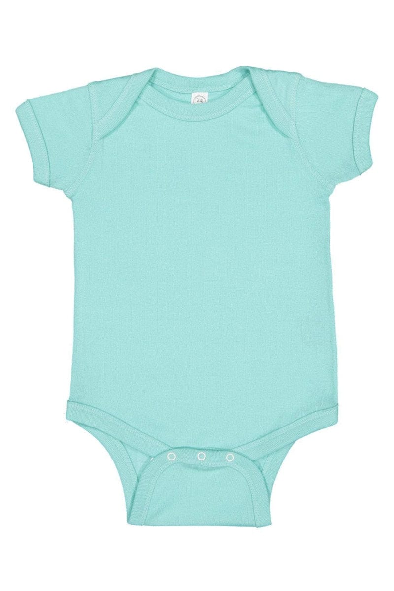 Rabbit Skins 4400 Infant Baby Rib Bodysuit in 