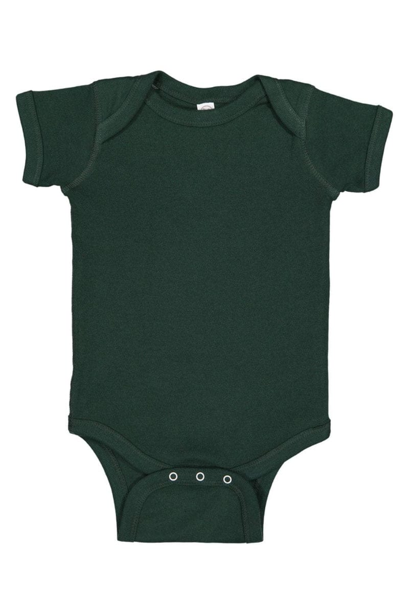 Rabbit Skins 4400 Infant Baby Rib Bodysuit in 