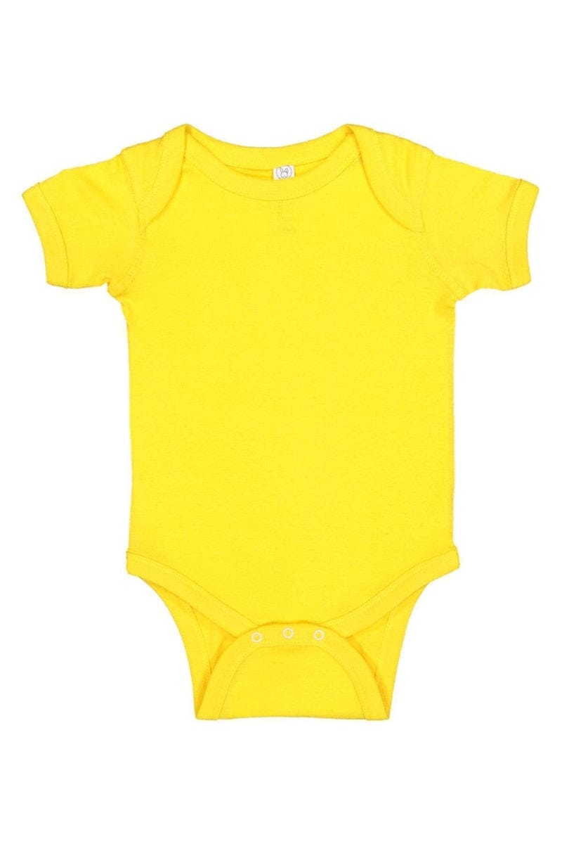 Rabbit Skins 4400 Infant Baby Rib Bodysuit in 