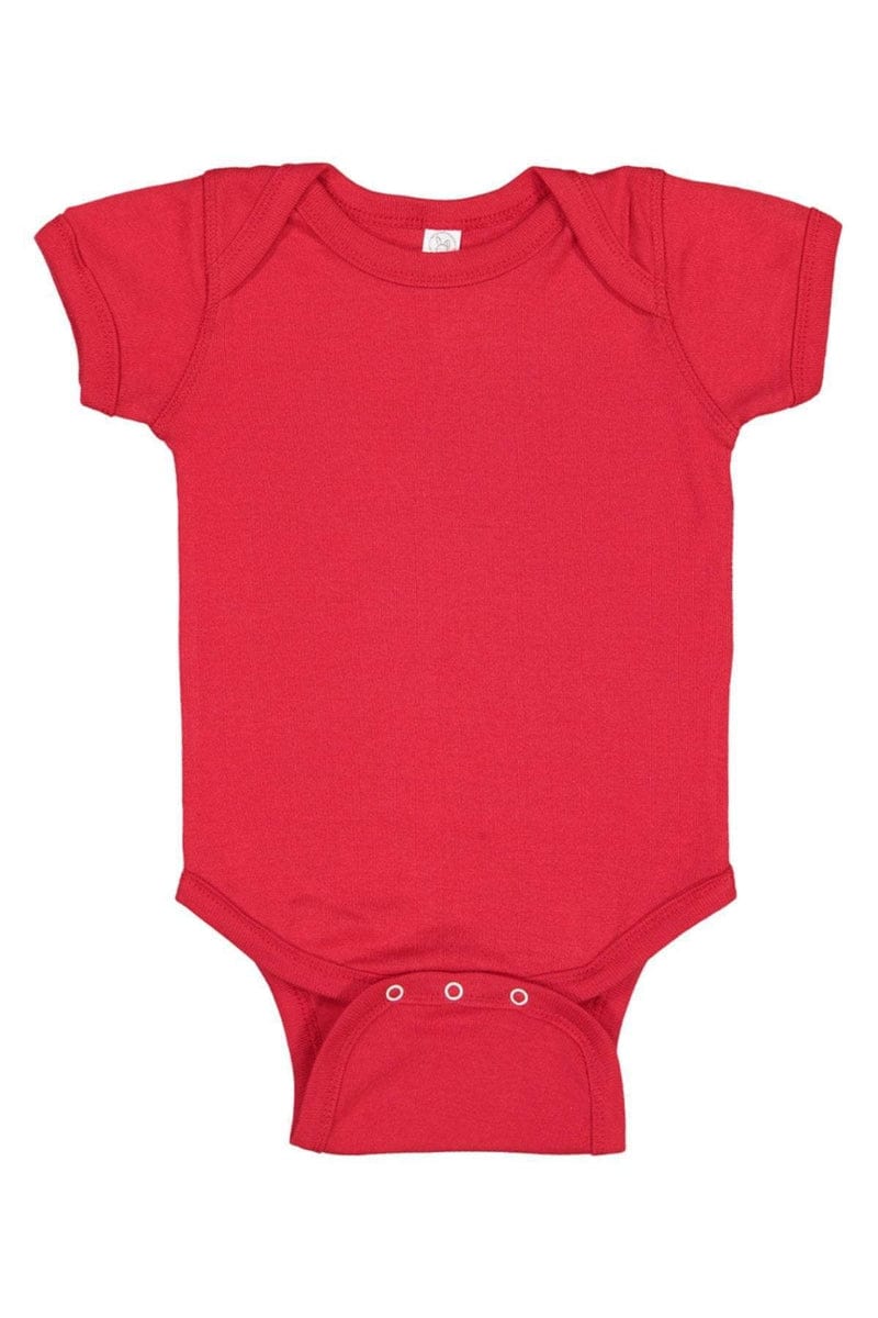 Rabbit Skins 4400 Infant Baby Rib Bodysuit in 