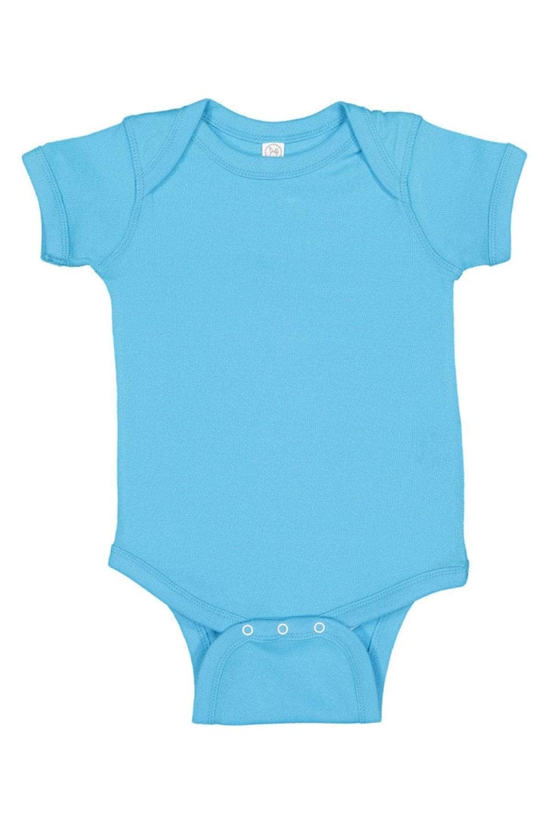 Rabbit Skins 4400 Infant Baby Rib Bodysuit in 