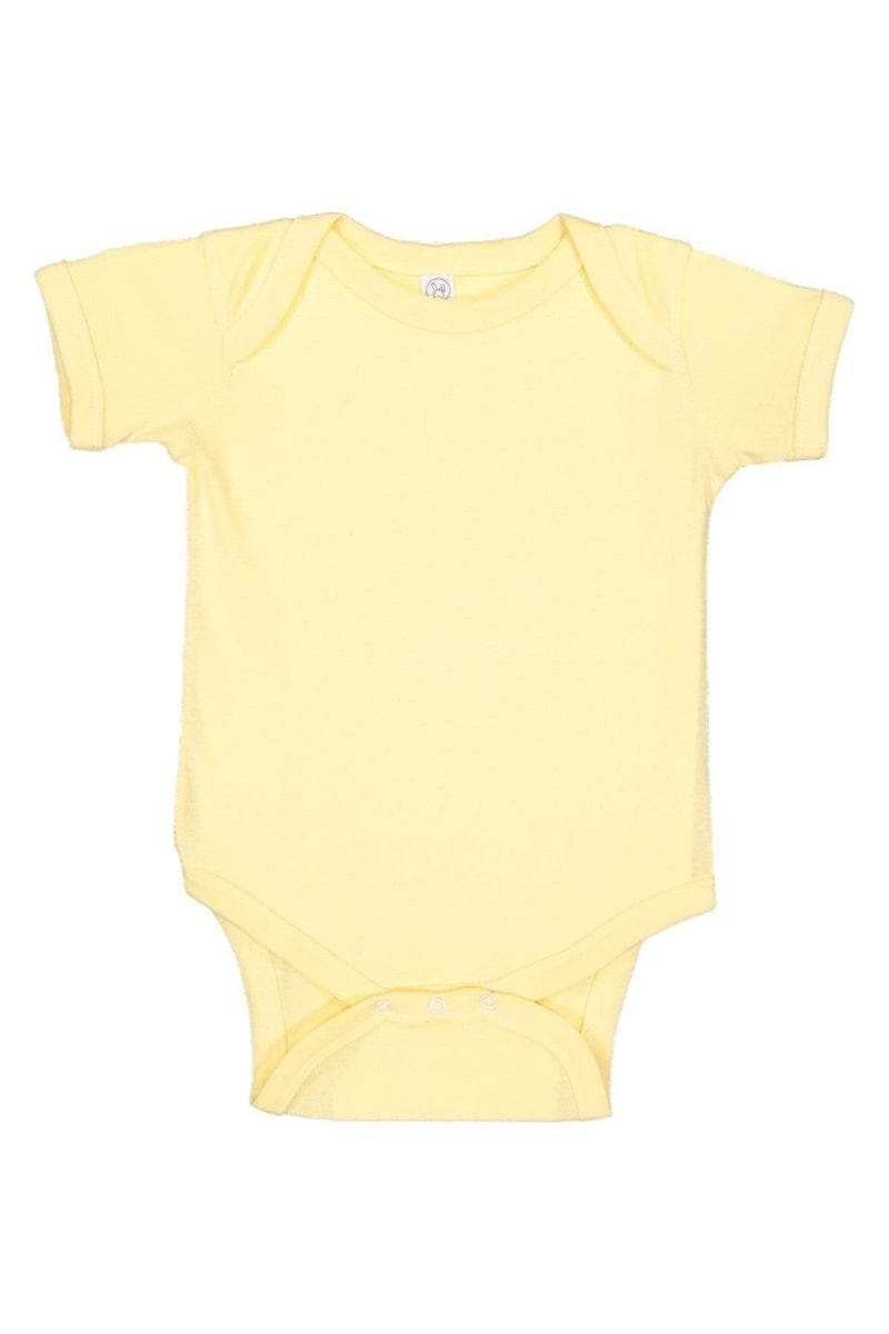 Rabbit Skins 4400 Infant Baby Rib Bodysuit in 