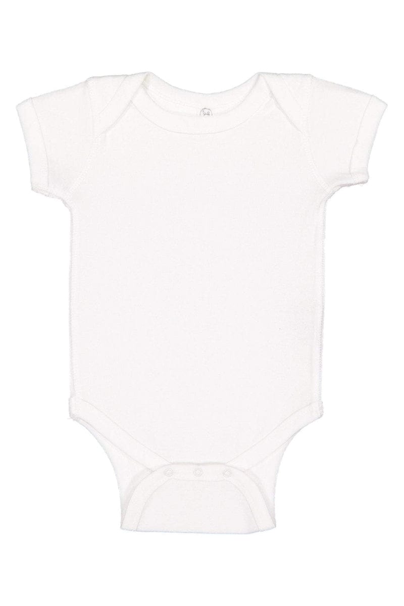 Rabbit Skins 4400 Infant Baby Rib Bodysuit in 
