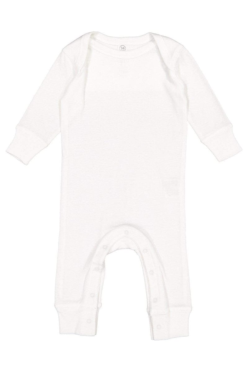 Rabbit Skins 4412: Infant Long-Sleeve Baby Rib Coverall