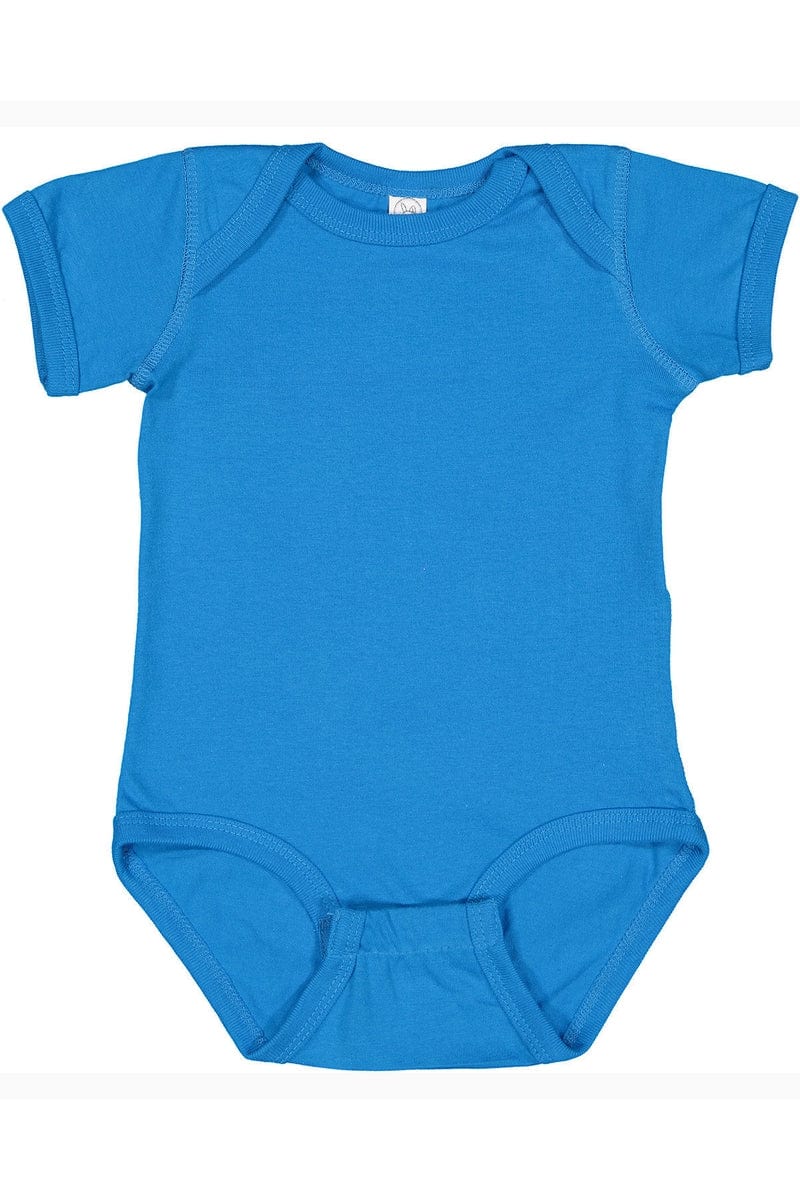 Rabbit Skins 4424 Infant Fine Jersey Bodysuit, Basic Colors in Cobalt