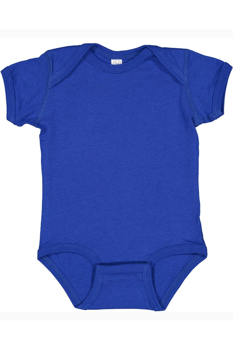 Rabbit Skins 4424 Infant Fine Jersey Bodysuit, Basic Colors in Royal
